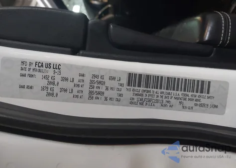 2015 Jeep Grand Cherokee Overland из США, поврежденный, VIN 1C4RJFCG6FC159113